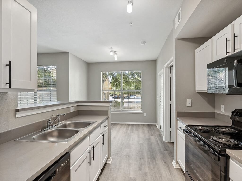 Kitchen at The Sorento Apartments in San Antonio TX